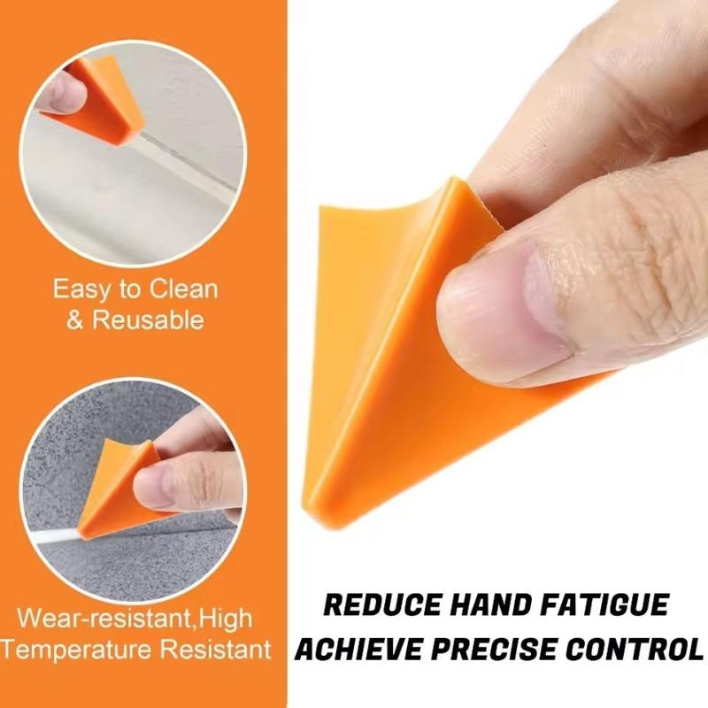 New 2/4Pcs Scraper Tools Grouting Smoothing Trowel Grout Remover Silicone Caulking Applicator for Tile Window Grout Edge Removal