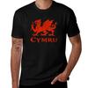 Cymru Wales Walisisch Cardiff Drache T-Shirt Sport Basic Feuchtigkeitsableitend T-Shirt