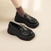 Augustine British style small leather shoes for women in 2025 new autumn Japanese students retro style jk loafers tide