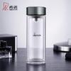 HEENOOR Double-Layer Portable Glass Cup
