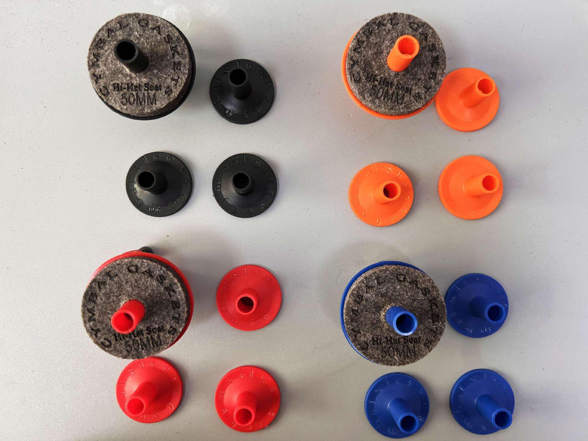 

Rack Drum, Cymbal Stand, Hi-Hat Clutch, Double Pedal, and Felt Pad Accessories 2.2mm Inner Diameter with Logo (Black)