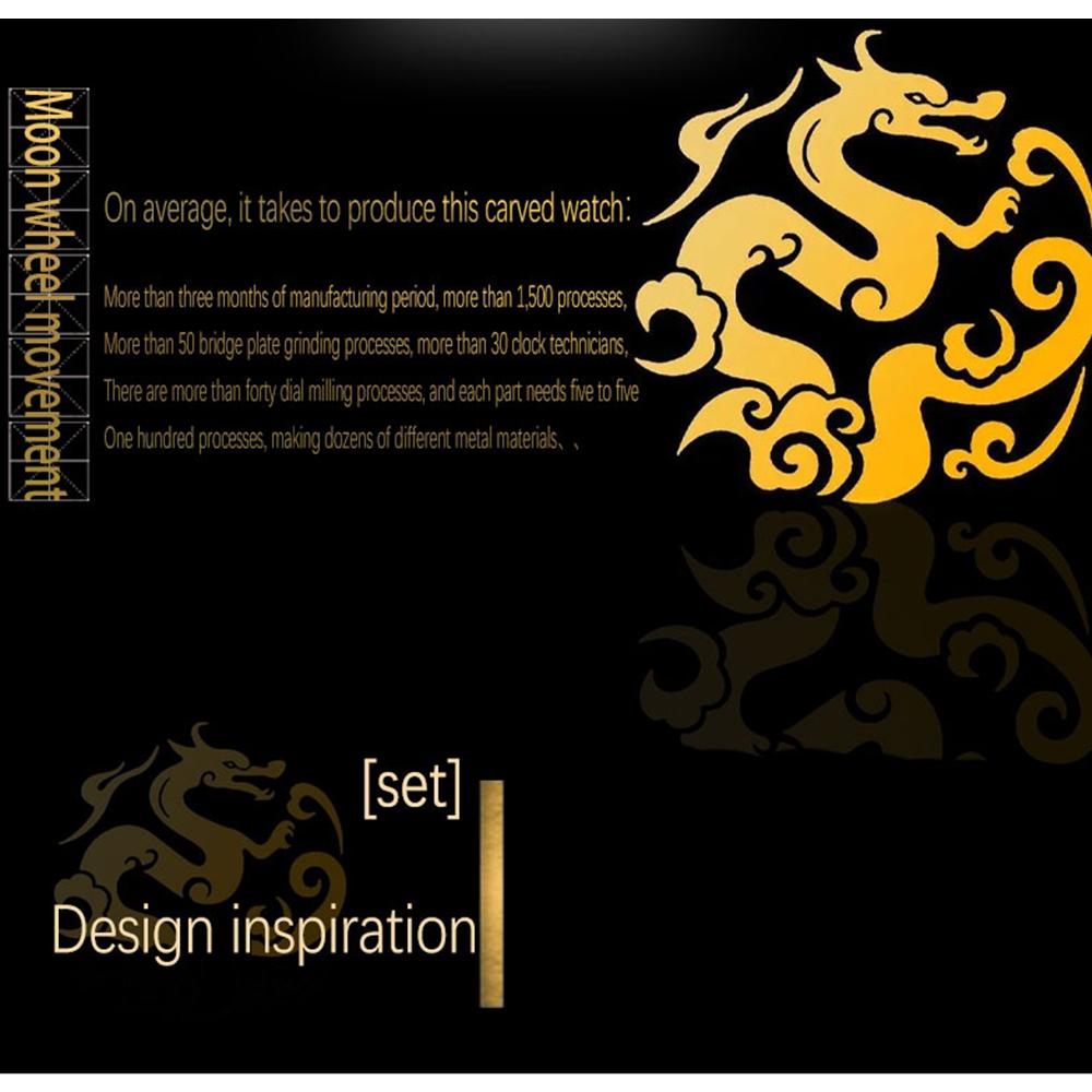 KIMSDUN Montre Homme Marque Top Luxe Montre Rétro cargo, lune, montre mécanique étanche pour homme haut de gamme