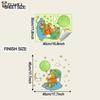 Glow Bear Toilet Sticker Luminous Wall Decal Removable Self Adhesive for Bathroom Kids Toilet Home Cute Decoration