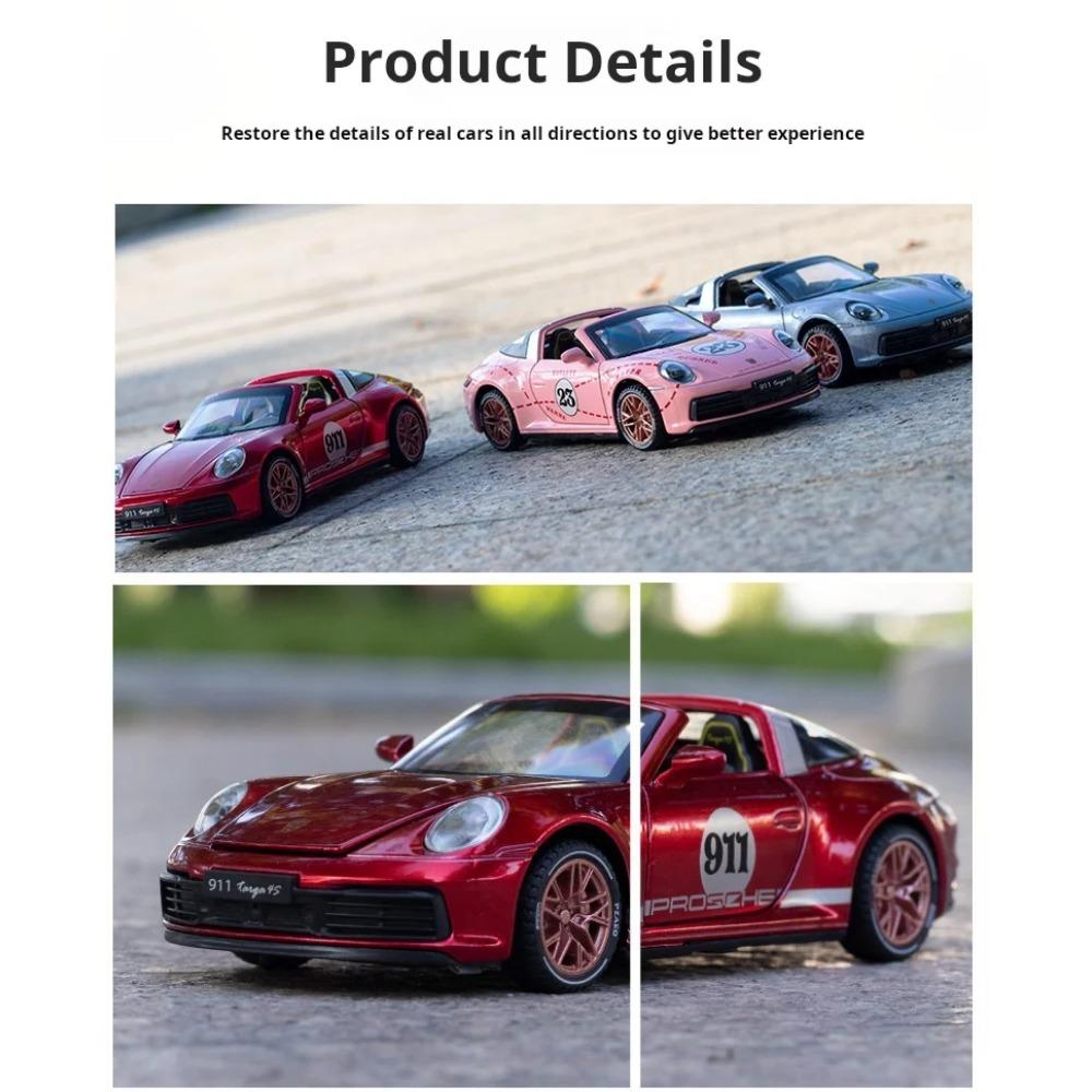 Modèle Réduit Porsche 911 Carrera 1:32 En Diecast - Avec Effets Sonores Et Lumière, Neuf