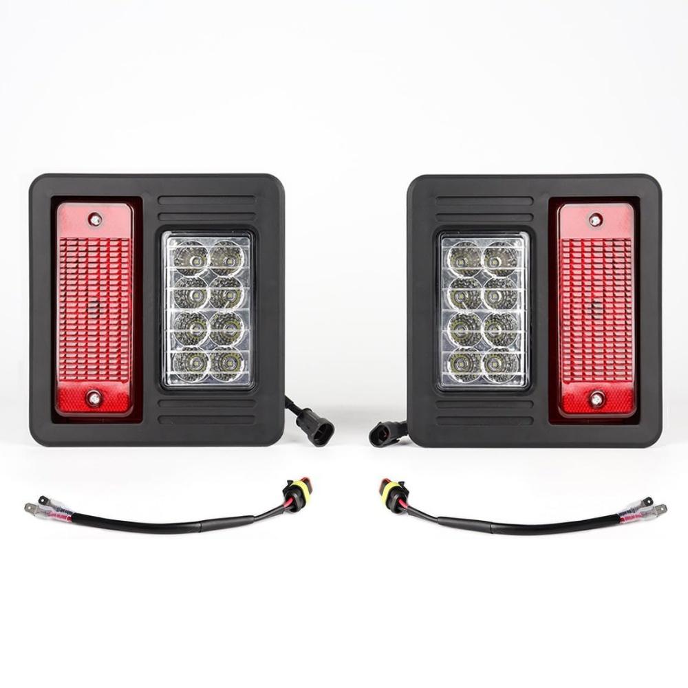 Bobcat Skid Steer Compact Track Loader Rear LED Taillight 6670284 (2pcs)