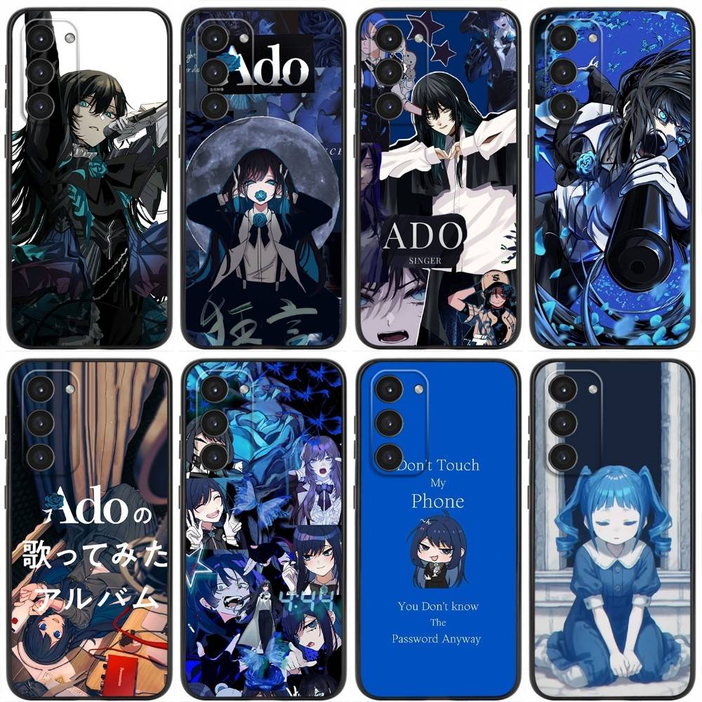Ado Japanese Singer Phone Case For Samsung Galaxy A20,21s,22,31,32,52,53,72,73,80,91 Soft Liquid Silicone Black Cover