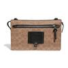 Rivington Monogram Canvas And Leather Shoulder Crossbody Clutch Men Bags Khaki 69984-KHA