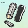 Voor Cayenne Panamera Macan Cayman 911 718 918 958 Sleuteletui Cover Shell Fob Afstandsbediening Sleutelbeschermer Houder Accessoires