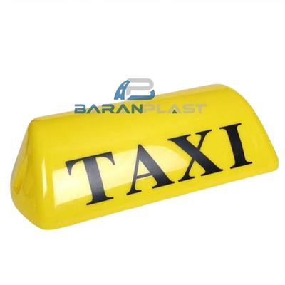 Znamení Taxi Žlutá barva s nápisem pouze