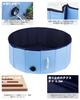 DEWEL Pet Pool for Dogs, Cats, and Kids, Suitable for Small and Medium Dogs, Foldable, Baby-Friendly, Made of PVC Composite Material with Drain Plug