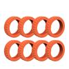 8PCS/Set Suitcase Parts Axles Travel Luggage Caster Shoes Silicone with Silent Sound Luggage Wheels Protector Reduce Noise