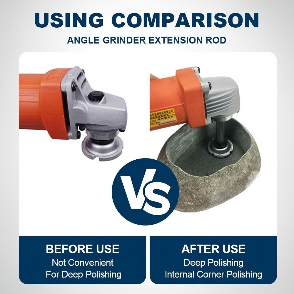 75 mm/100 mm/140 mm Angle Grinder Extension Thread Connecting Rod  Grinding Connection Accessories