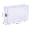 Clear Thermostat Lock Box Cover with Key Thermostat Guard Fits Thermostats 6.1x3.95x2in Or Smaller