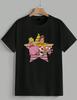 Super Mario Bros Cute Peach Daisy Toad Star Fan Game Graphic T-Shirt Unisex