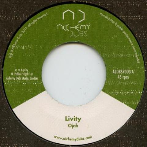 

7inch Record OJAH - Livity / Dub ALDBS7003 Alchemy Dubs 2017 UK Reggae, Ska & Dub