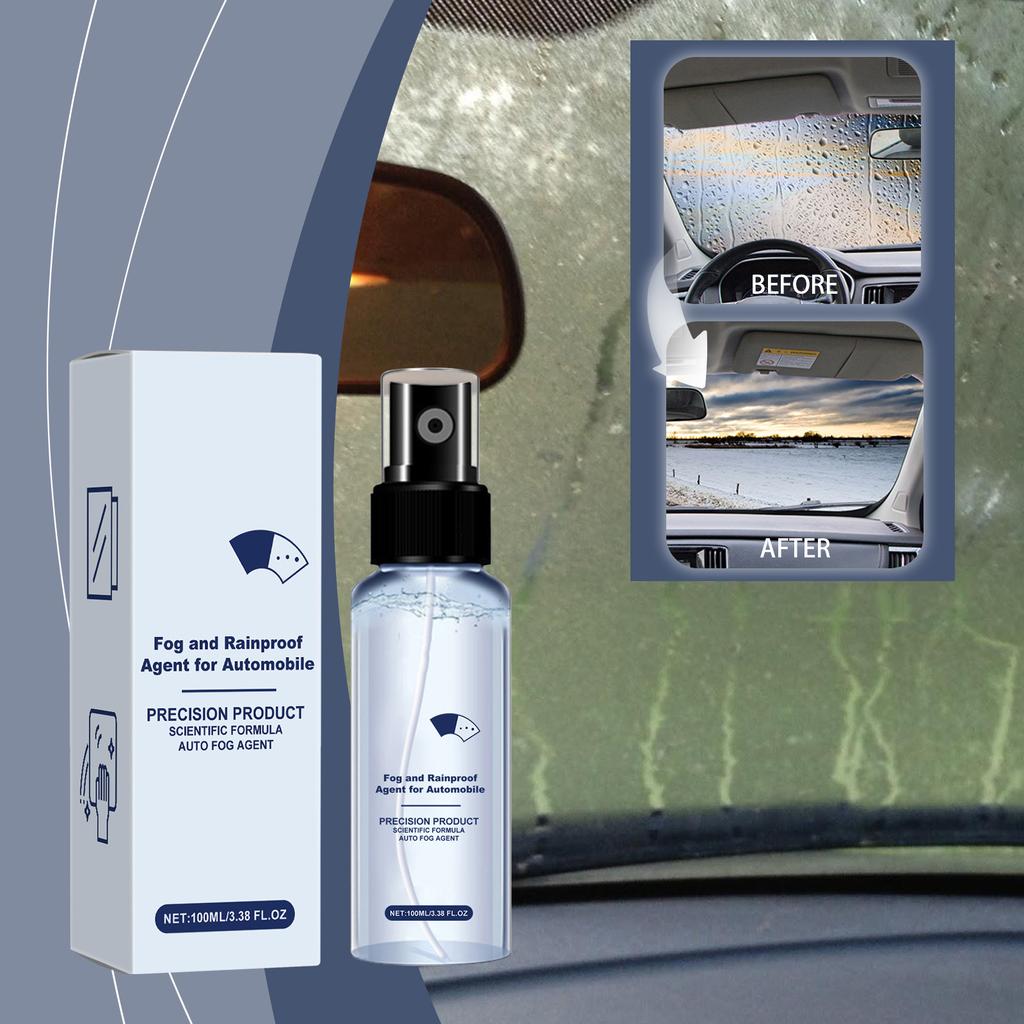 Car Glass Rain And Anti-fog Agent Car Window Rain And Waterproof Cleaning Car Glass Rain And Anti-fog Spray 100ml