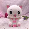 Simple Cute Little Cat Piggy Bank Cartoon Large Capacity Lucky Cat Ornament Anti-fall Animal Saving Pot Living Room