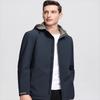 ROMON Men's Reversible Jacket with Removable Hood
