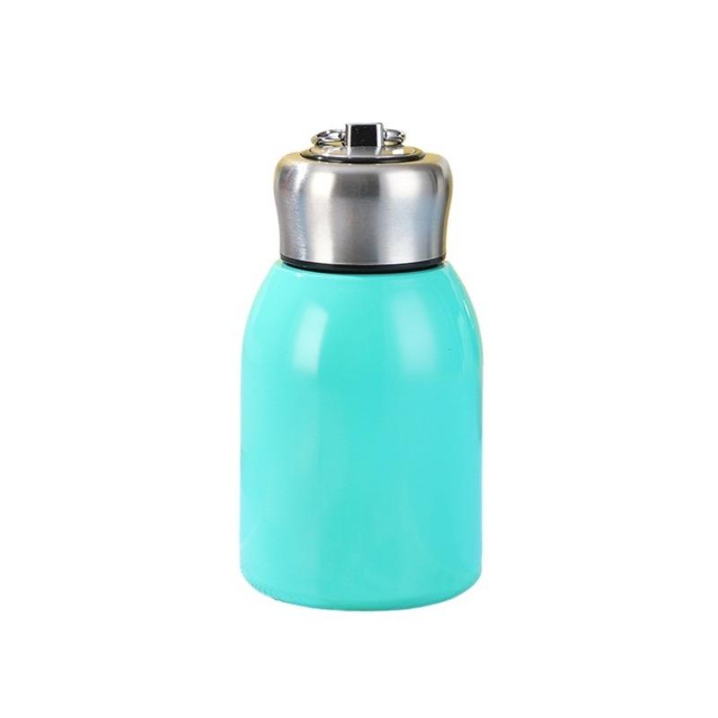 300ML Nerezový kapesní hrnek Cestovní termální hrnek na kávu Mini termoska Vakuová termoska Izolovaný hrnek Sportovní láhev na vodu