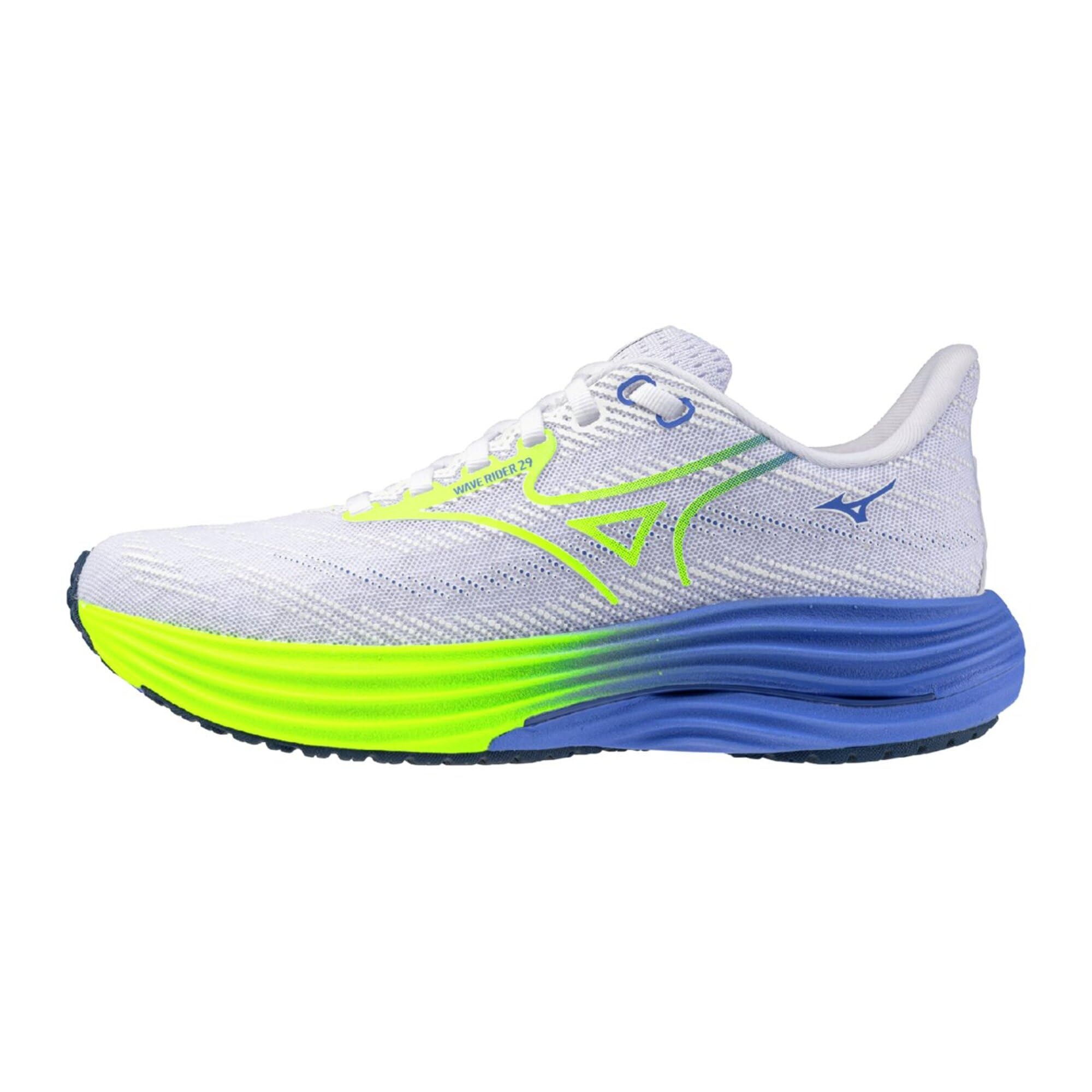 [Mizuno] Running Shoes Wave Rider 29 Women s 24.5 cm 2E White x Yellow x Blue
