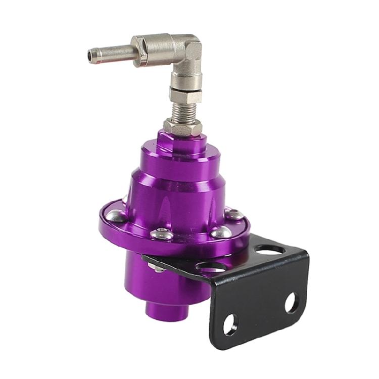 Aluminum Universal Adjustable Fuel Pressure Regulator Gauge Fitting Kit for Car