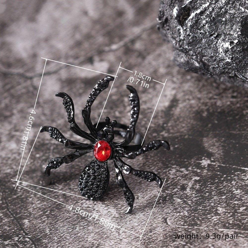 Insects Spider Ring Animal Finger Ring Hip Hop Open Ring  Men