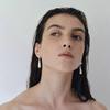 SophieBuhai Fashionable Simple Waterdrop Earrings Women's Elegant Alloy Ear Jewelry Drop Shape Dangle Earrings