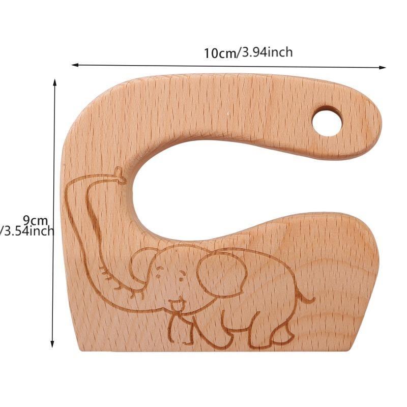 Wooden Knife Kids Cooking Toys Safe Knives Cutting Fruit Vegetable Chopper Kitchen Toy Montessori Education Tools For Toddlers