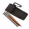 Foldable Chopsticks Ultralight Retractable Chopsticks Portable Collapsible Travel Chopsticks with Storage Bag for Camping Picnic