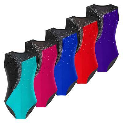 Dětské Dívčí trikot bez rukávů Taneční gymnastika Trénink Taneční oblečení Gymnastika