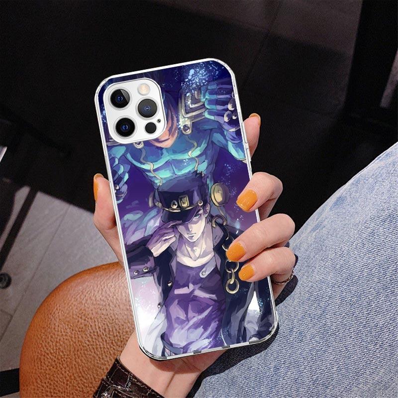 JoJo Bizarre Adventure Phone Case For iPhone 17 Air 16 Pro Max 16E 15 + 14 Plus 11 12 13 Mini 7 8 SE Gift Print Cover Fundas 17