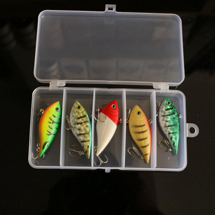 Pisces VIB 12g 7cm Vibration Fishing Lure Set - Hard Plastic Bait for Bass and Asp