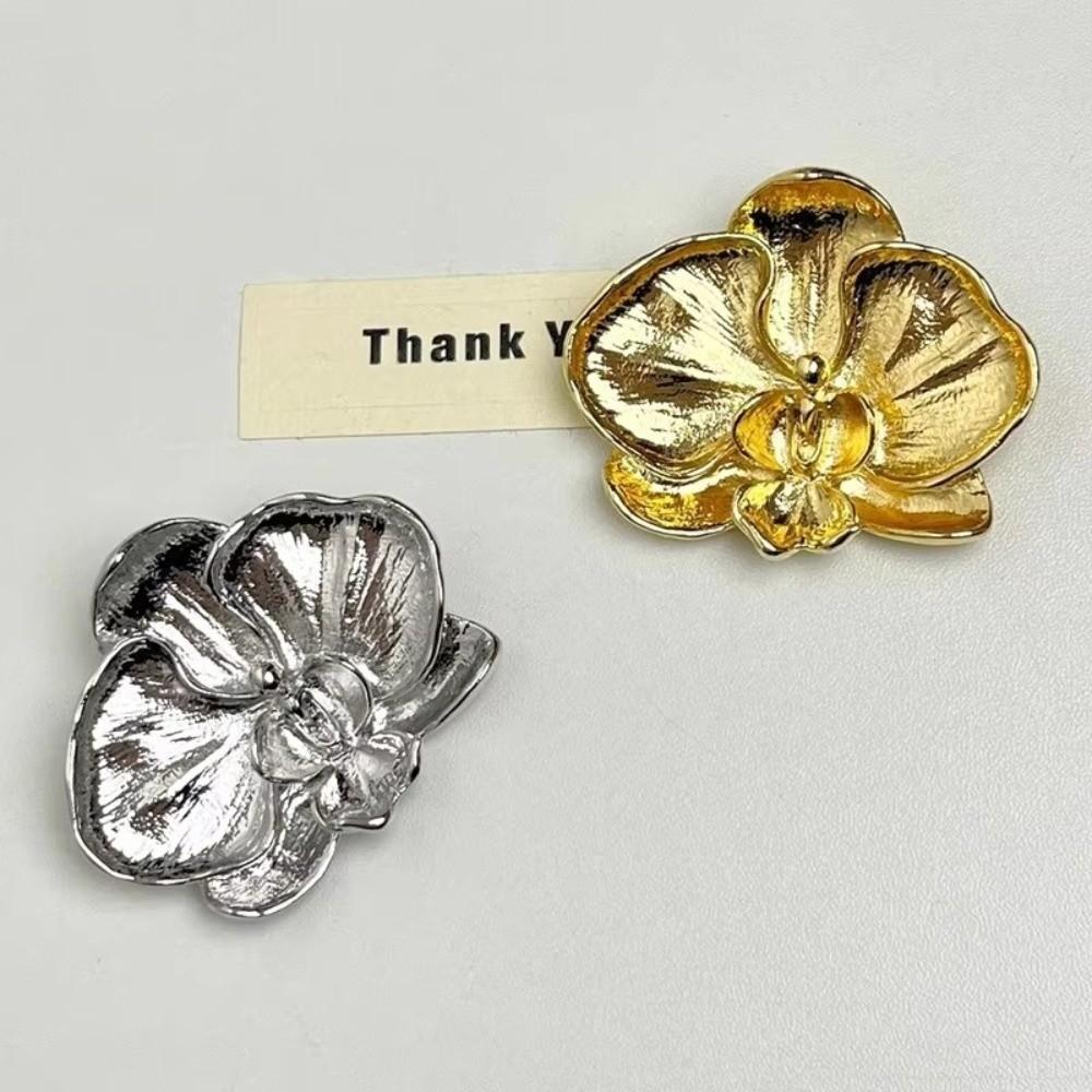 Phalaenopsis Suit Corsage Pins Alloy Chest flower Fashion Women Brooch  for Women