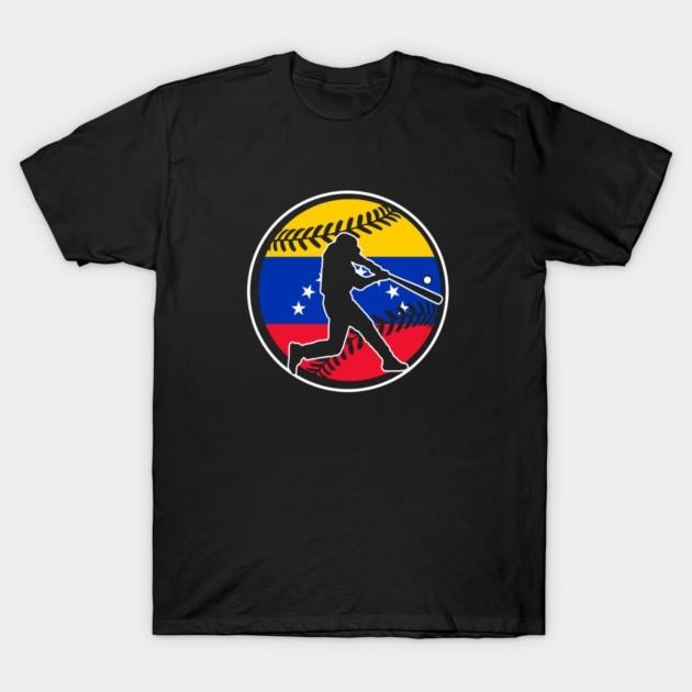 Venezuelan Flag Baseball Hitter Venezuela Baseball Fan T-Shirt, Unisex Tshirt XXXXL