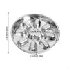 Thick 304 Stainless Steel Dogs Bowl With Antislip Base and Raised Pattern Slow Feeding Mazes Dish for Media Large Dogs B03E
