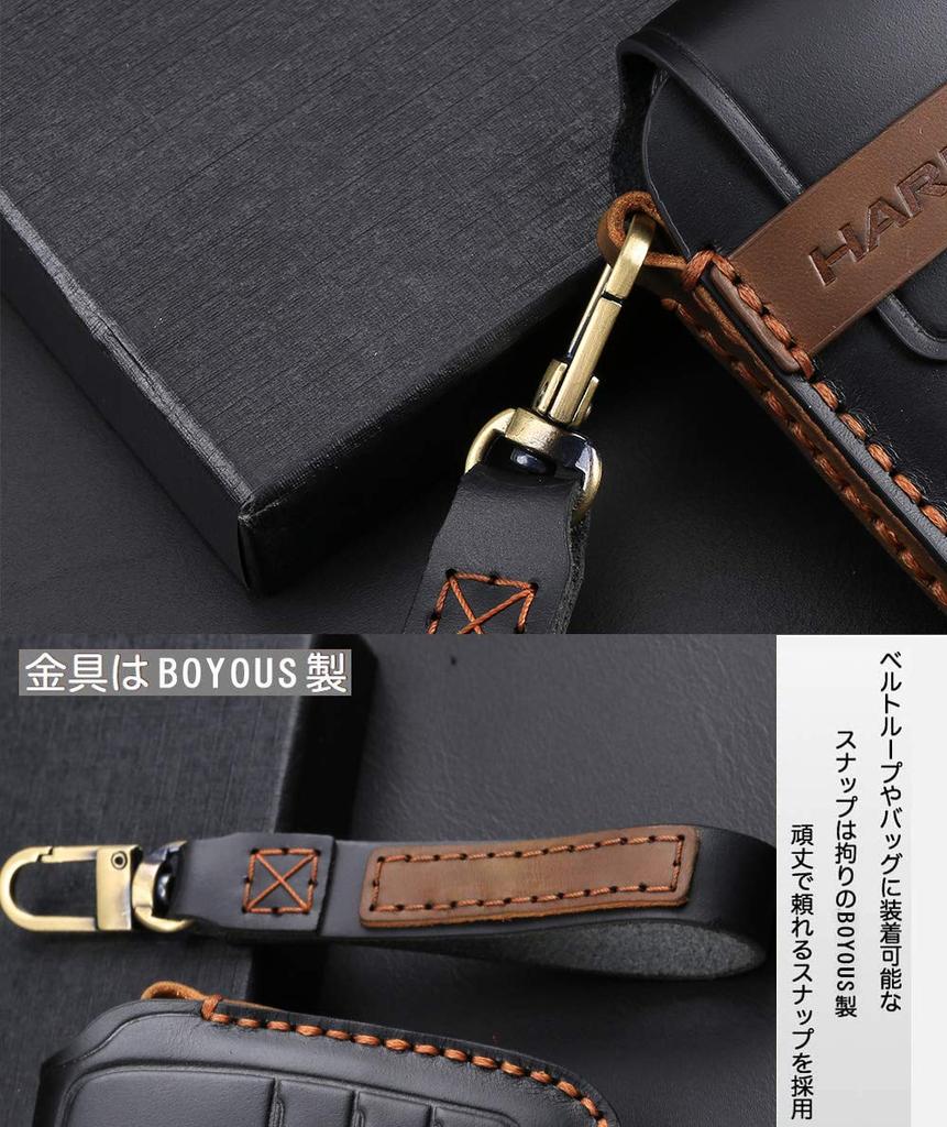 [BOYOUS Custom Key Case] For Toyota New Harrier 80 Series (06/2020 ~) Genuine Leather