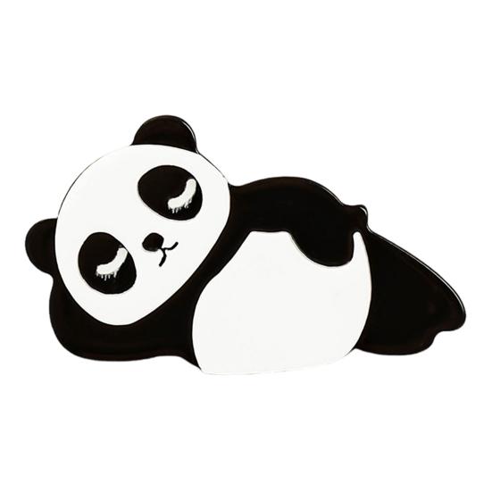 

Заколка для волос в форме панды, противоскользящая дизайнерская заколка для волос, яркий внешний вид, заколка для волос для женщин и девочек, декоративный аксессуар для волос E