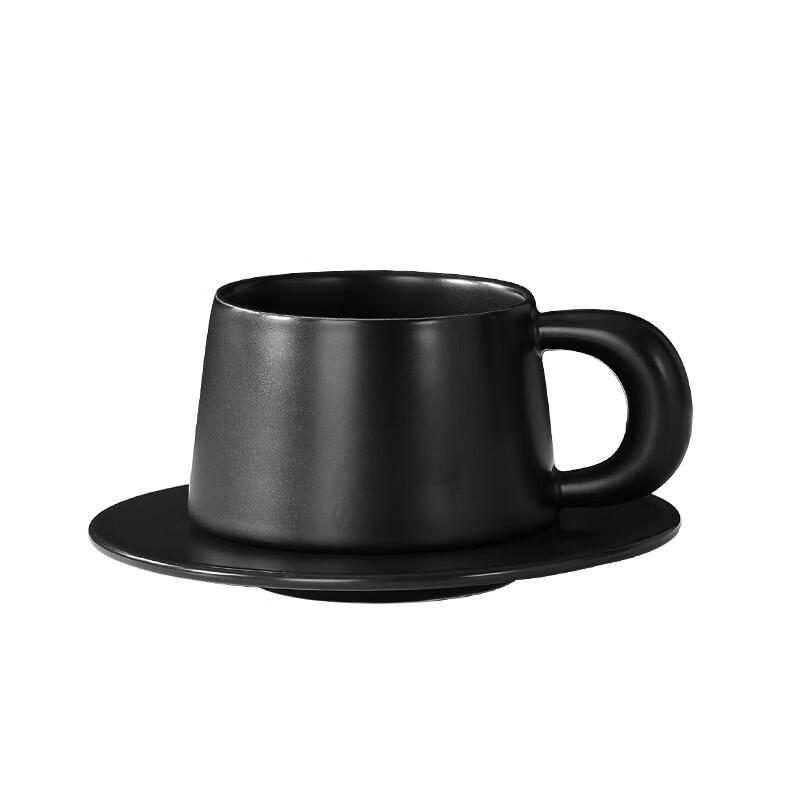 DeOu Starlight Ceramic Coffee Cup & Saucer Set