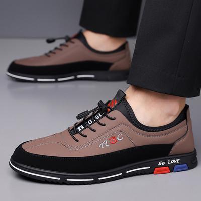 Herren Freizeitschuhe aus Leder Mode Loafers Bequeme Business Herrenschuhe Frühling Herbst Leicht Übergröße Schuhe Neue Herren Sneaker