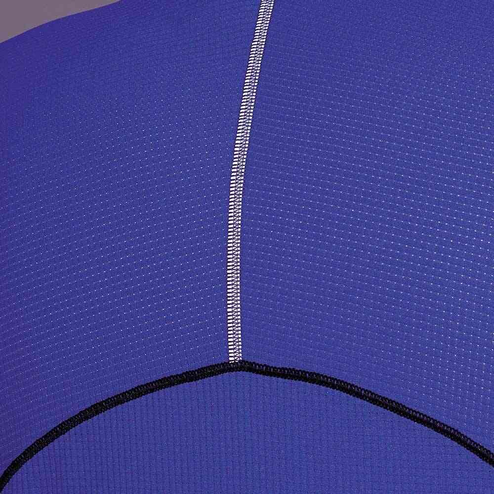 Mizuno Dry Aeroflow Long Training Violet XL Men's T-Shirt, 32MA1554, Blue,