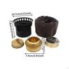 Alcohol Furnace Portable Cookware Metal Spirit Burner for Outdoor Backpacking Hiking