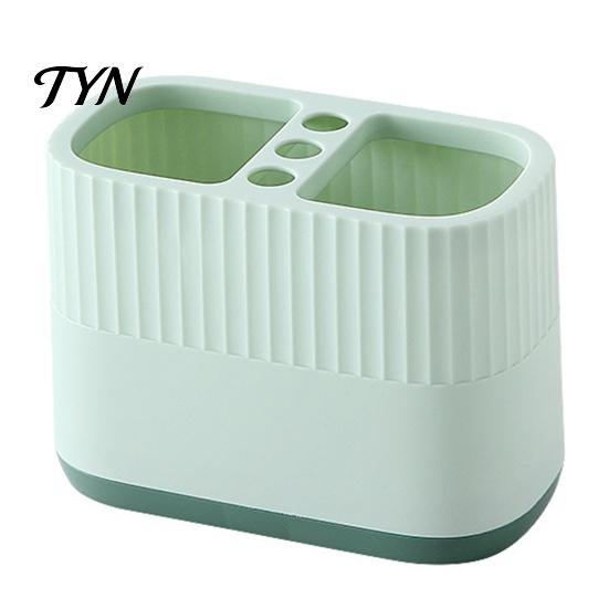 Office Supplies Storage Organizer Desktop Pen Holder, Compartments Thickened Plastic Organizer, Macaron Modern Desk Decor for Color Vertical