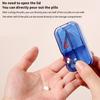 Multifunctional Medicine Tablet Cutter Pill Cutter Tablet Storage Box Medication Splitter Mini Portable Pill Dispenser