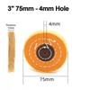 1Pcs Angle Grinder Accessory Polishing Wheel Abrasive Tool Cotton Pad  For Metal Jewelry Polishing