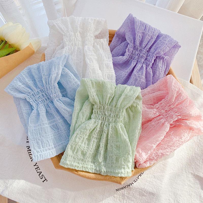 Star Chiffon Yarn Puff Ice Sleeves Daily Clothing Decor Versatile Photography Atmosphere Props Women Sun Protection Uv Arm Cover