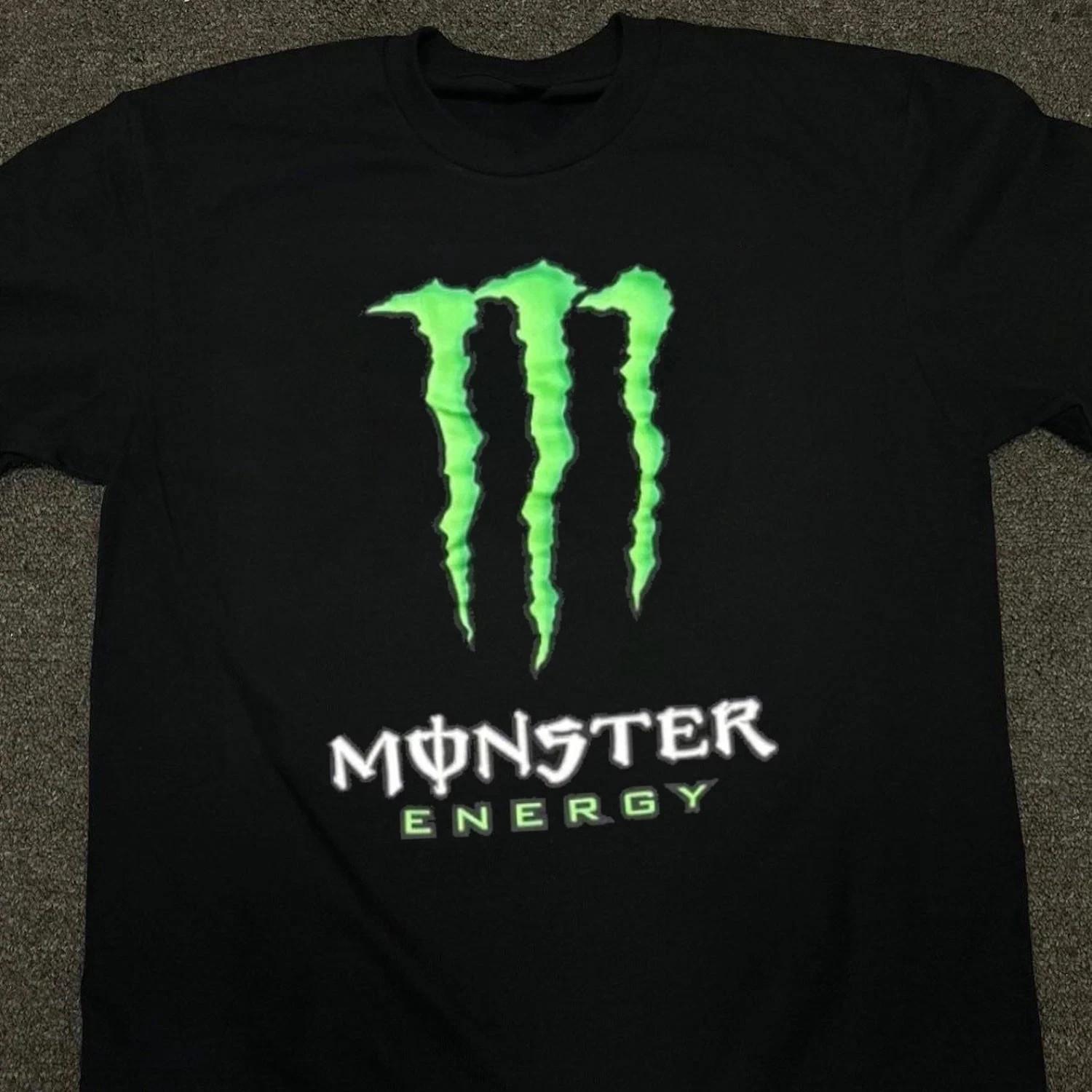 Monster Energy Black T Shirt 2025 All Size Reprint (S-5XL) Unisex T-Shirt S