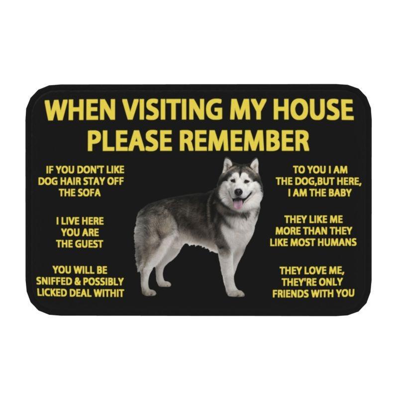 Pet Door Mat Belgian Shepherd Front Floor Door Entrance Mats Outdoor Kitchen Bathroom Doormat Bedroom Carpet Non Slip Floor Rug