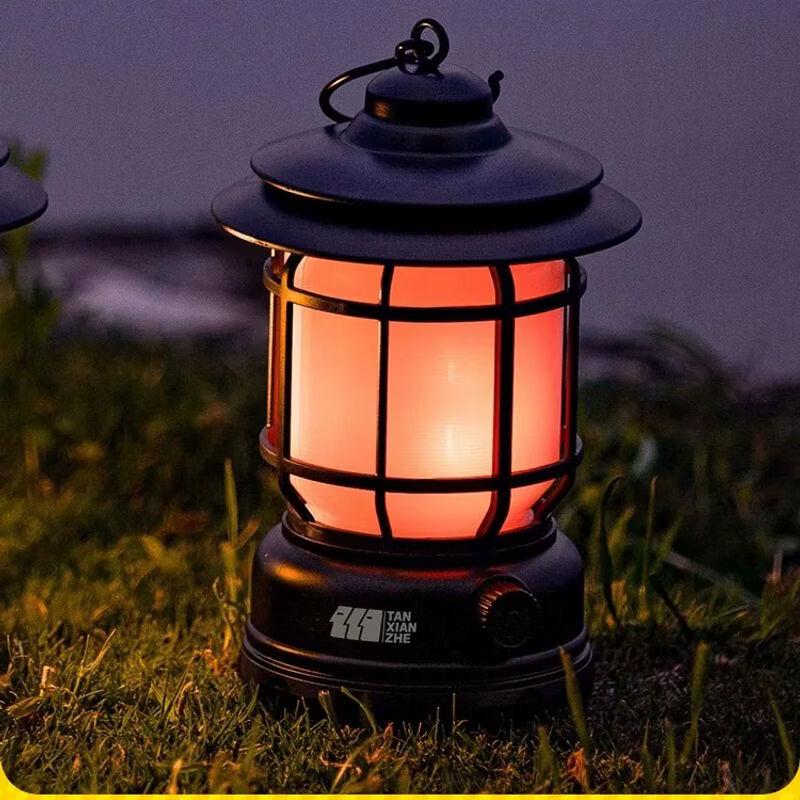 Vintage LED Camping Lantern