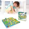 Snakes And 3d Ladders Kids Board Game Education Toy Parent Child Interaction