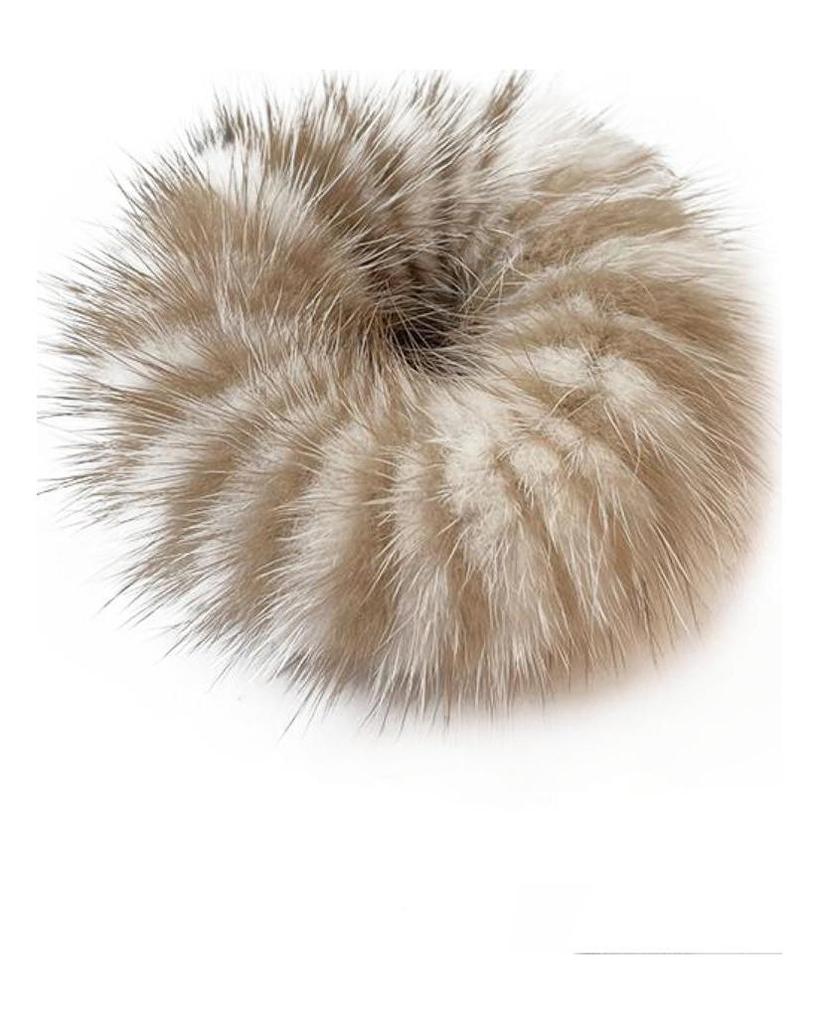 Koreańskie, minimalistyczne futro z norek pętla do włosów śliczne internetowe czerwona pluszowa piłka wysokiej klasy w dotyku gumka do włosów nakrycia głowy skórzany pasek akcesoria do włosów dla kobiet